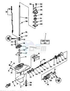 6C drawing LOWER-CASING-x-DRIVE-1