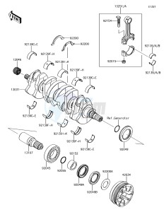 JET SKI ULTRA 310LX JT1500MHF EU drawing Crankshaft