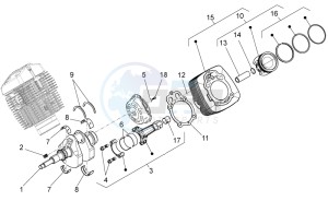 V7 II Special ABS 750 USA-CND drawing Crankshaft cpl.