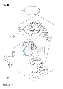 VL800 (E2) VOLUSIA drawing FUEL PUMP