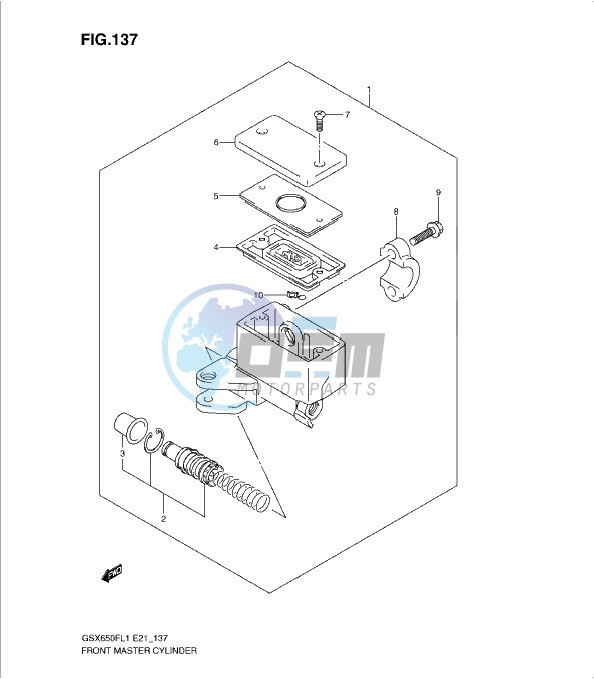 FRONT MASTER CYLINDER