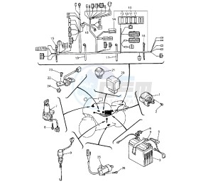 YZF SP 750 drawing ELECTRICAL 2