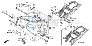 CBR1000RA9 France - (F / ABS CMF HRC MKH MME) drawing FRAME BODY