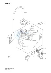 RM-Z250 (E19) drawing FUEL TANK