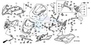 CB1300SA9 France - (F / ABS BCT CMF MME TWO) drawing FR. COWL/SIDE COWL/WINDSC REEN