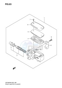 VZR1800 (E2) INTRUDER drawing FRONT MASTER CYLINDER