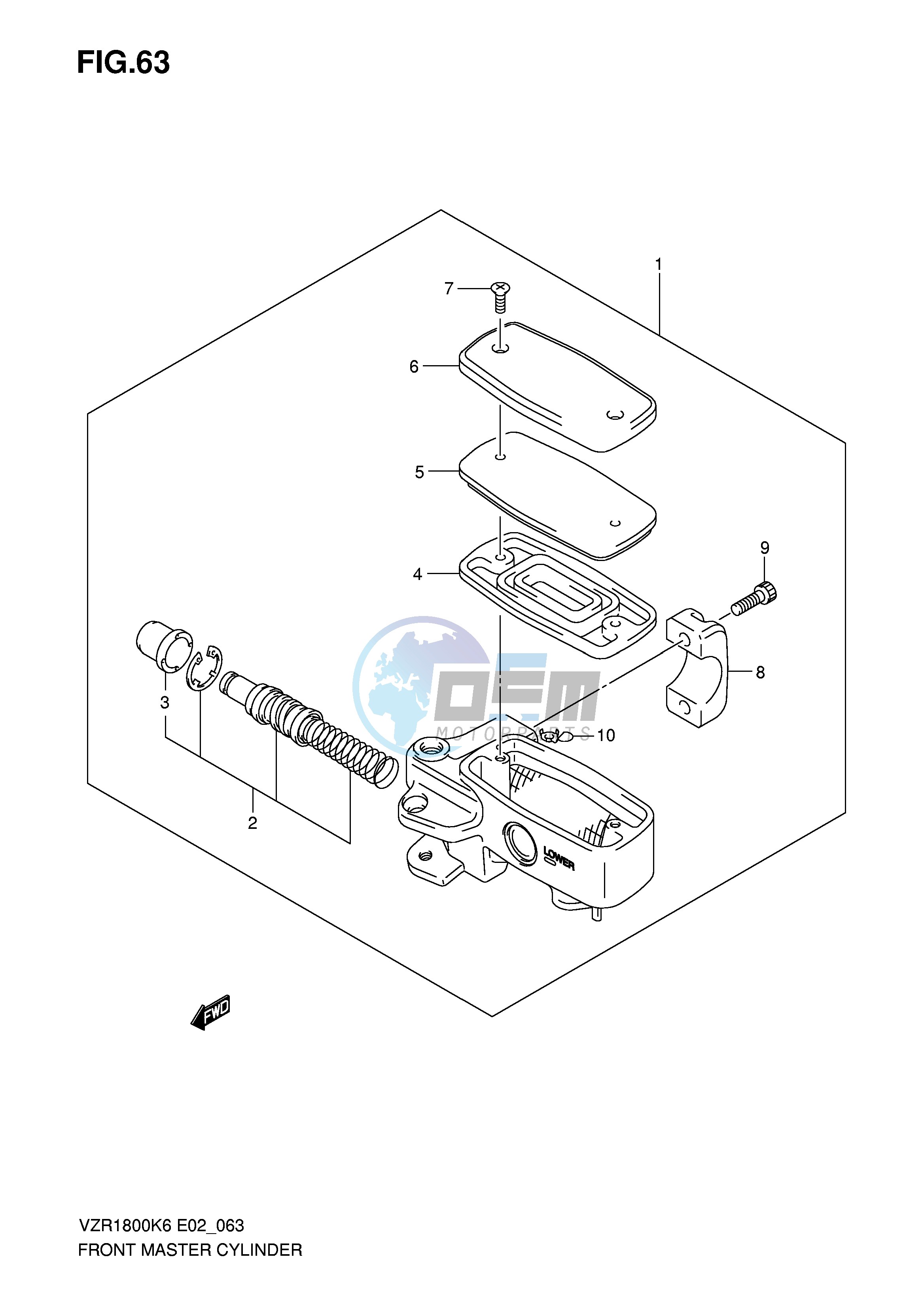 FRONT MASTER CYLINDER