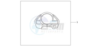 CB600F39 Spain - (SP / ST) drawing METER PANEL