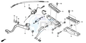 TRX350TM FOURTRAX drawing STEP