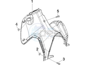 Runner 125 VX 4t drawing Front glove-box - Knee-guard panel