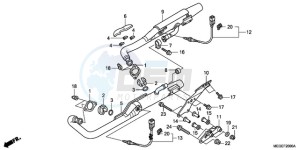 VT750C9 Korea - (KO / MK) drawing EXHAUST MUFFLER