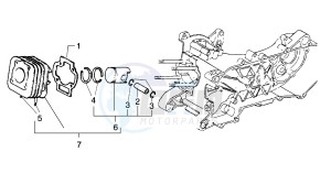 NRG EXTREME 50 drawing Cylinder - Piston Air cooled