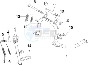 GTS 250 ABS UK drawing Stand