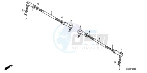 TRX250TMC drawing TIE ROD