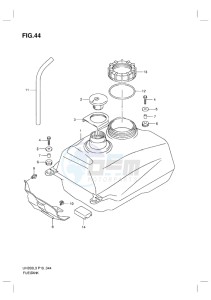 UH200G BURGMAN EU drawing FUEL TANK