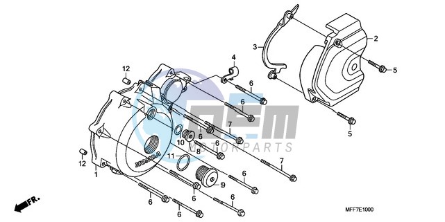 LEFT CRANKCASE COVER