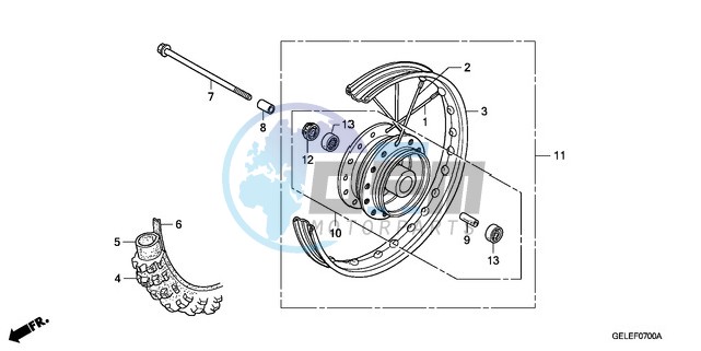 FRONT WHEEL