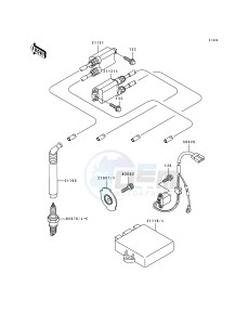 ZX 750 M [NINJA ZX-7R] (M1-M2) [NINJA ZX-7R] drawing IGNITION SYSTEM