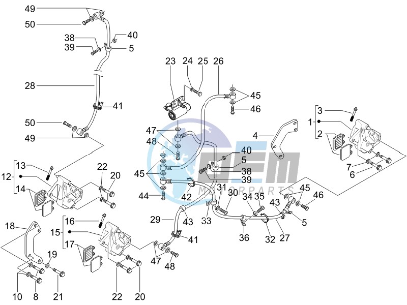 Brakes hose  - Calipers