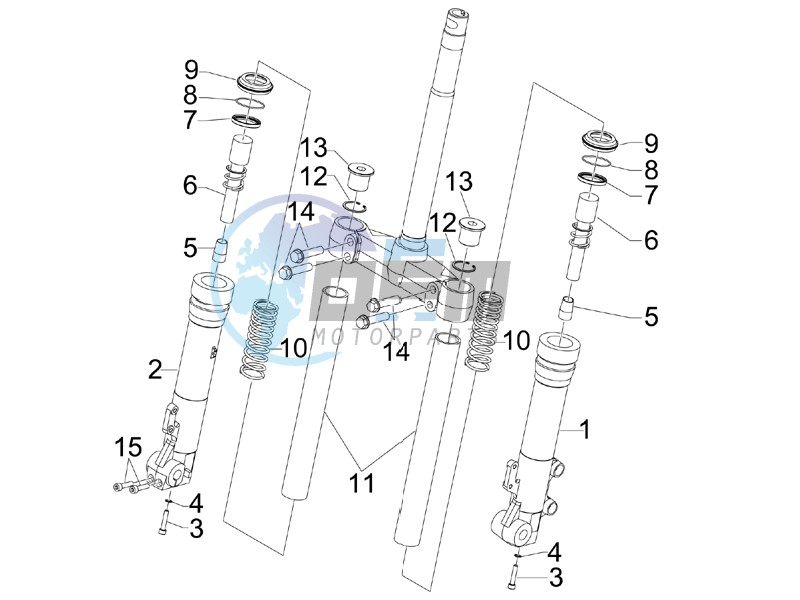 Fork components (Kayaba)