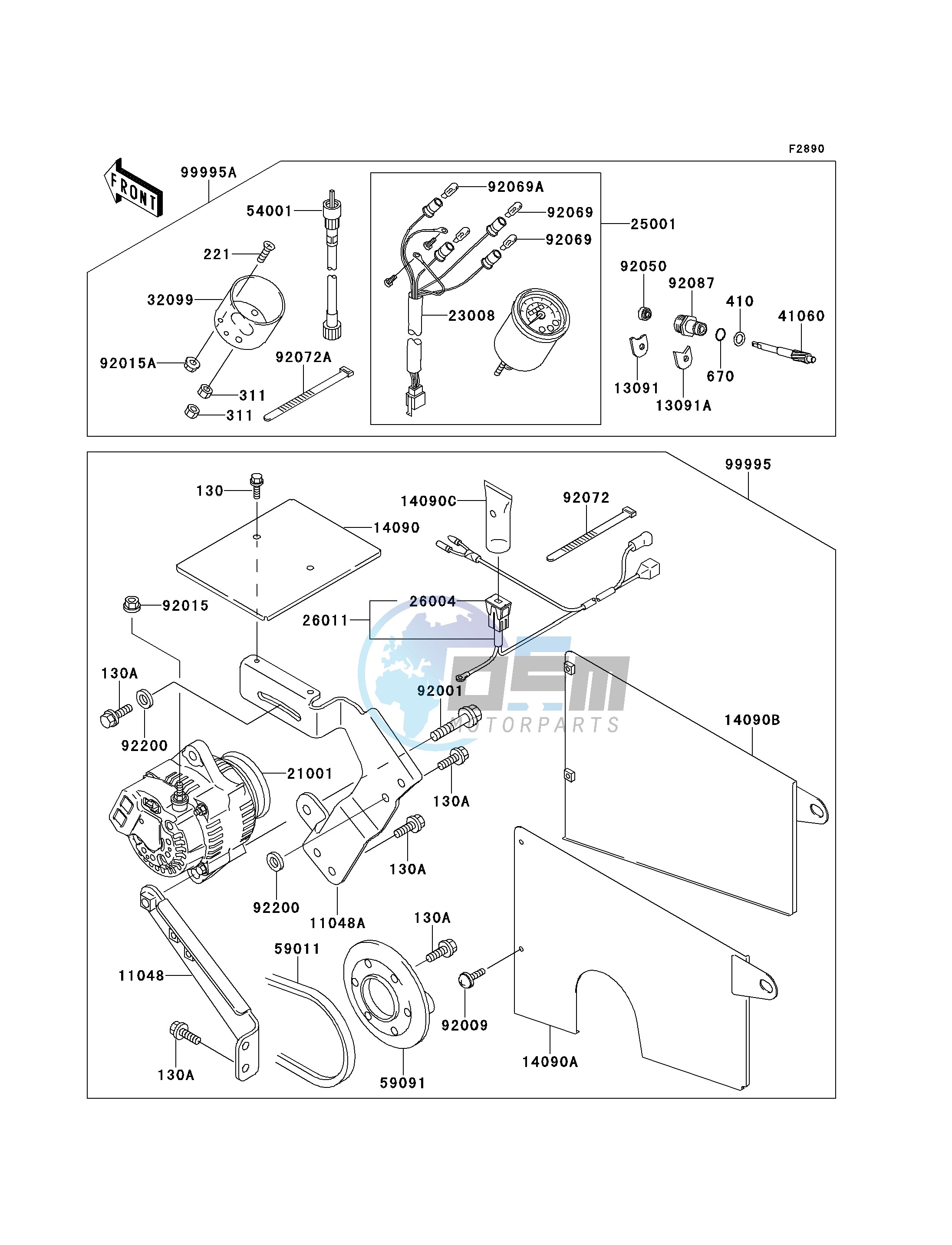 OPTIONAL PARTS-- GENERATOR&METER- -