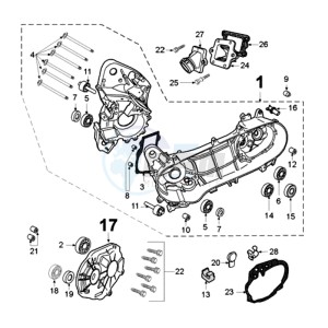 FIGHT 3 A ICE BLADE drawing CRANKCASE