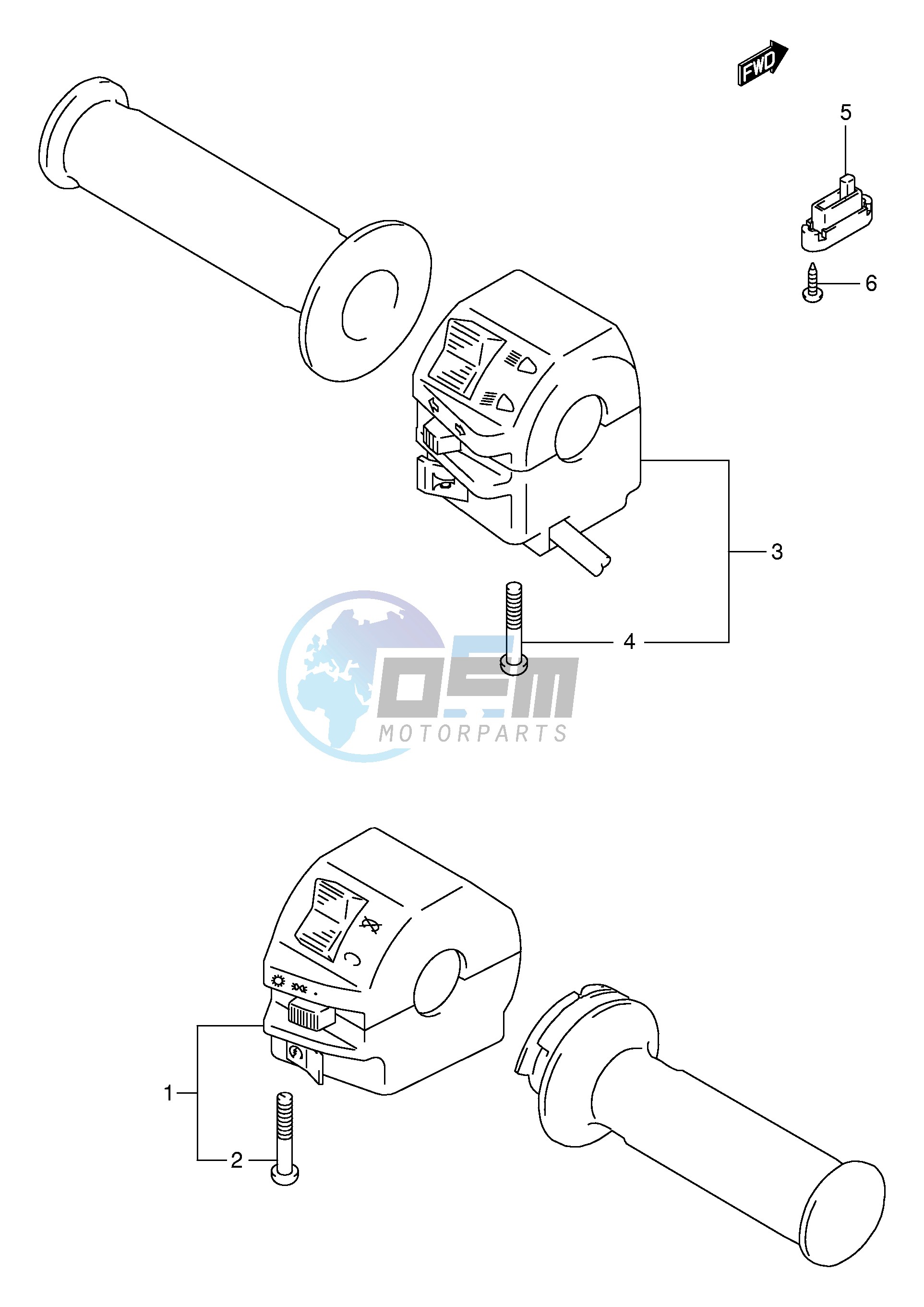 HANDLE SWITCH (MODEL Y)