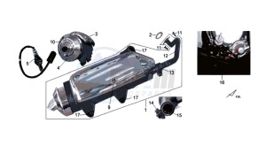 HD 200EVO EFI drawing EXHAUST