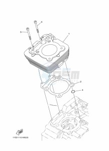 XT250 XT250N (B1UG) drawing CYLINDER