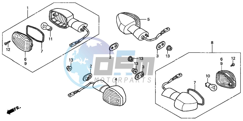 WINKER (CBR600F/FS/FR) (CBR600F4-KO,2KO,U)