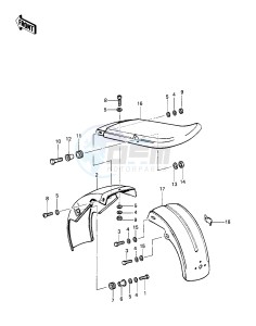 KE 100 A [KE100] (A9-A10) [KE100] drawing REAR FENDER