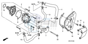 CB600FA9 Spain - (SP / ABS) drawing WATER PUMP