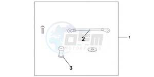 CBR1000RR9 Korea - (KO / HRC MME) drawing TANK BAG ATT KIT