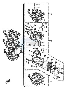 25J drawing CARBURETOR