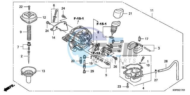 CARBURETOR (SCV100F9-U)