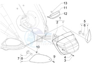 LXV 150 4T USA drawing Tail light - Turn signal lamps