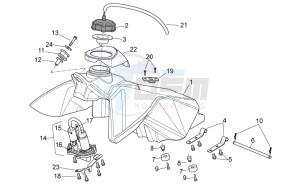 SXV 450-550 2009-2011 drawing Fuel Tank