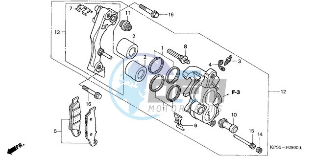 FRONT BRAKE CALIPER