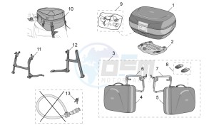 Pegaso 650 ie drawing Acc.-Top/cases,side cases var