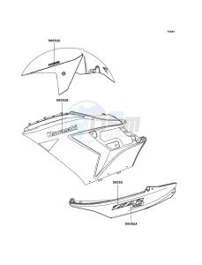 ZZR1400 ABS ZX1400B6F FR GB XX (EU ME A(FRICA) drawing Decals