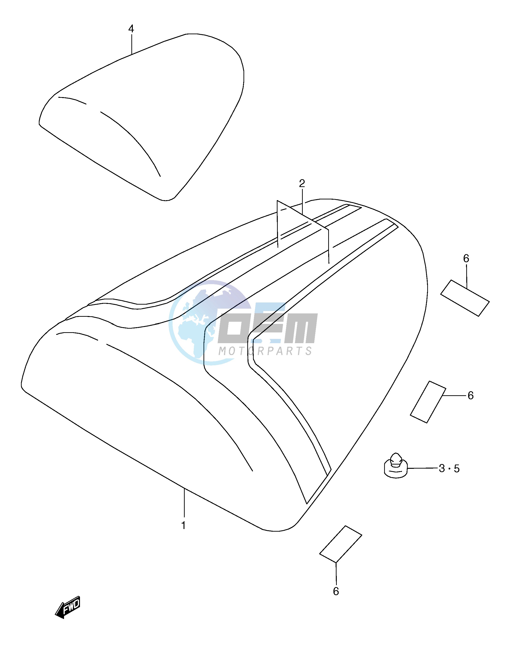 SEAT TAIL BOX (MODEL V)