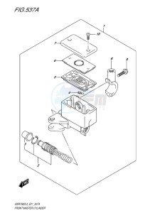 GSR750Z ABS EU drawing FRONT MASTER CYLINDER