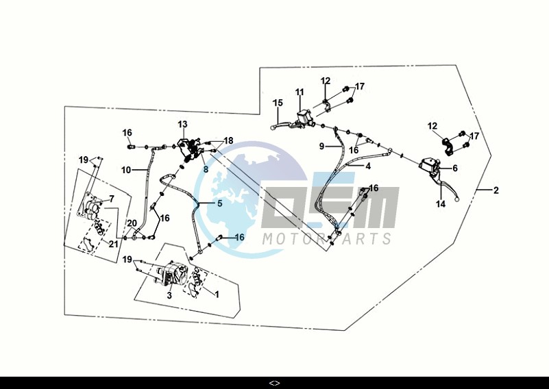 CBS BRAKE SYSTEM ASSY