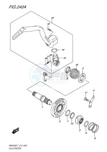 RMX450 drawing KICK STARTER