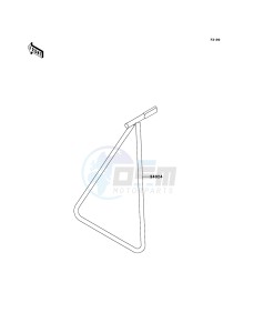 KX450F KX450D8F EU drawing Stand(s)