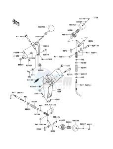 MULE_610_4X4 KAF400AEF EU drawing Shift Lever(s)