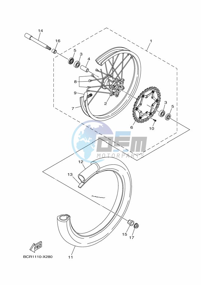 FRONT WHEEL