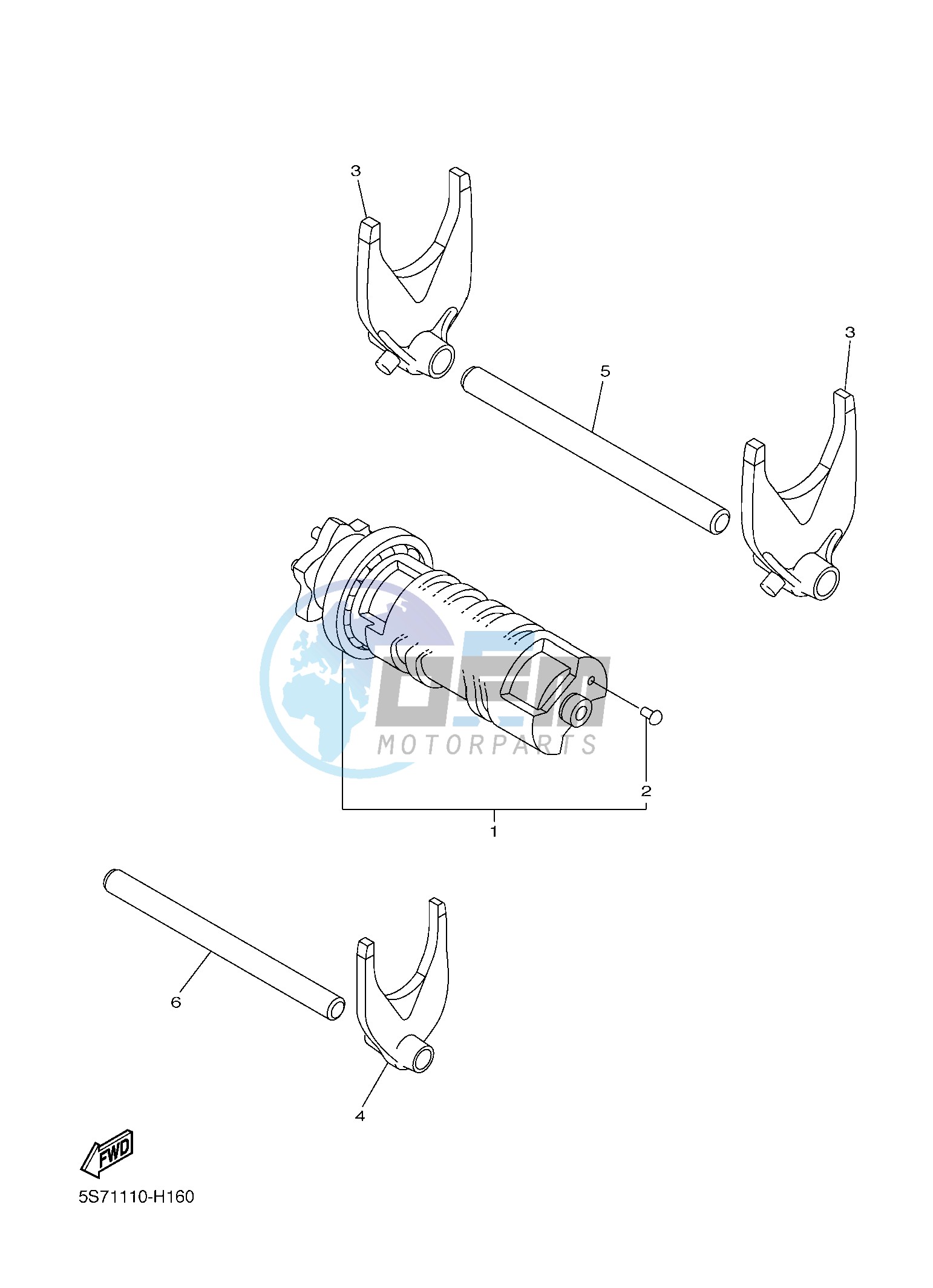 SHIFT CAM & FORK