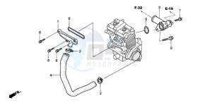 CBF500 drawing WATER PIPE