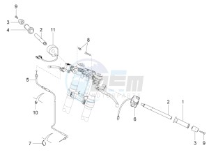 RS 125 Replica E4 ABS (APAC) drawing Handlebar - Controls